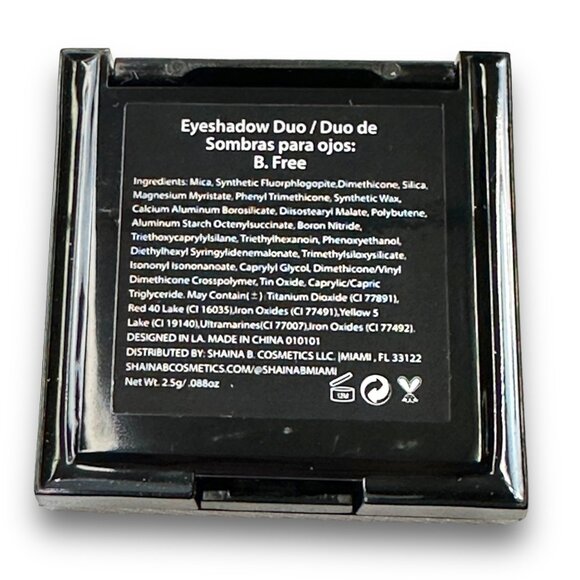 Shaina B Miami B Free Eyeshadow Duo NEW Matte/Frosted - Picture 3 of 4